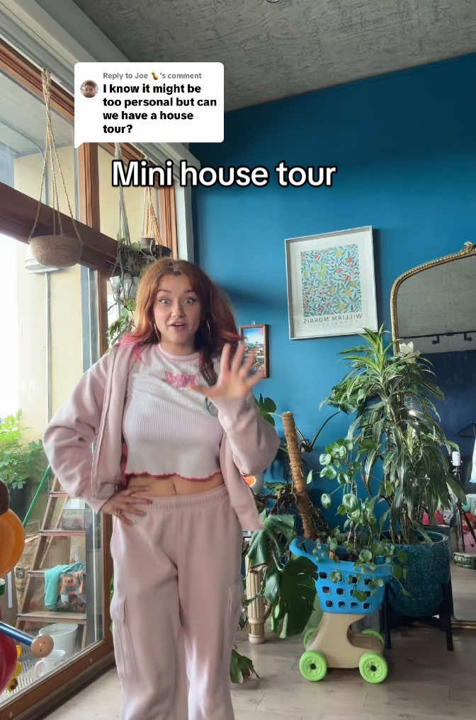 Replying to @Joe 🍍 lmk if u want a more in depth tour #housetour #plantlover #indoorjungle #eclectic #decor #whimsical #tropicalismo 