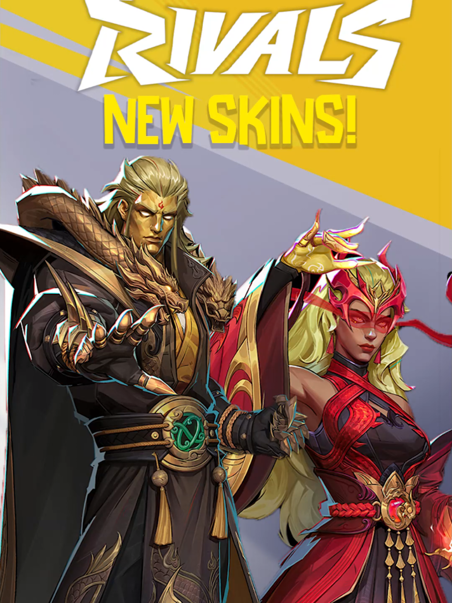Adam Warlock and Scarlet Witch new skins in Marvel Rivals #rivalsassembled #marvelrivals #scarletwitch #adamwarlock 