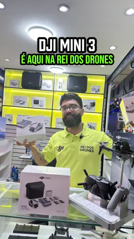 📣 Oferta da Semana na Rei dos Drones! 🚁🔥 Aproveite condições imperdíveis para garantir seu DJI Mini 3, o drone compacto que entrega imagens incríveis e performance surpreendente! Confira as versões disponíveis: ✨ DJI Mini 3 Standard (com tela): praticidade e tecnologia na palma da mão com controle com tela integrada. ✨ DJI Mini 3 Standard (sem tela): ideal para quem já tem um controle ou busca uma opção mais acessível. ✨ DJI Mini 3 Combo (com controle com tela + 3 baterias): o pacote completo para voar por muito mais tempo, com praticidade total! ✔ Atendimento especializado ✔ Assistência técnica própria ✔ Envio rápido e seguro Garanta já o seu! 🚀 🤴🏻 Rei dos Drones 📱 (11) 99382-6819 📍 Rua Santa Ifigênia, 490 - Loja 2 #ReiDosDrones #DJIMini3 #OfertaDaSemana #DronesDJI #DJIBrasil #LojaDeDrones #ComboDJI #PromoçãoDrone #ClienteSatisfeito #VoandoAlto