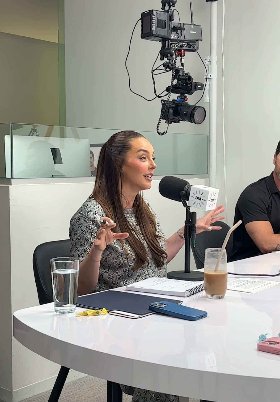 @Campbell Puckett & Jett on @thehimandhershow is LIVE on all platforms 🎀🎤 #tscpodcast #himandhershow #podcast #pookie #pookieandjett 