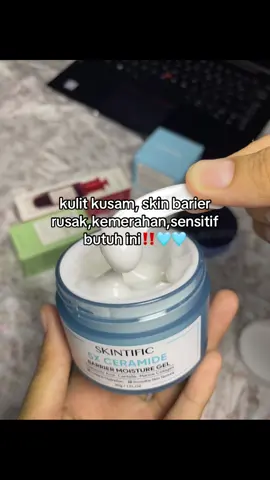 🩵🩵🩵🩵#moisturizer #moisturizerviral #skinbarier #sensitifskin #skintific #skintificid #ceramide #skincare #fyp #viral 