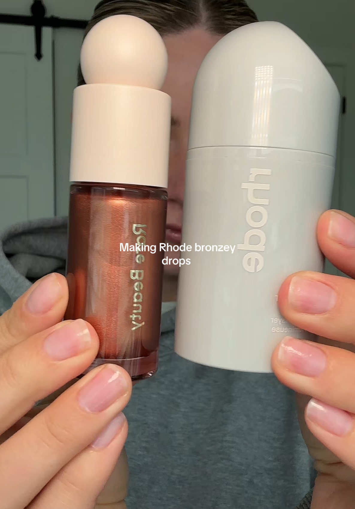 I fear I may have found another makeup hack  #makeuphack #rarebeauty #rhodeglazingfluid @Rare Beauty @rhode skin 