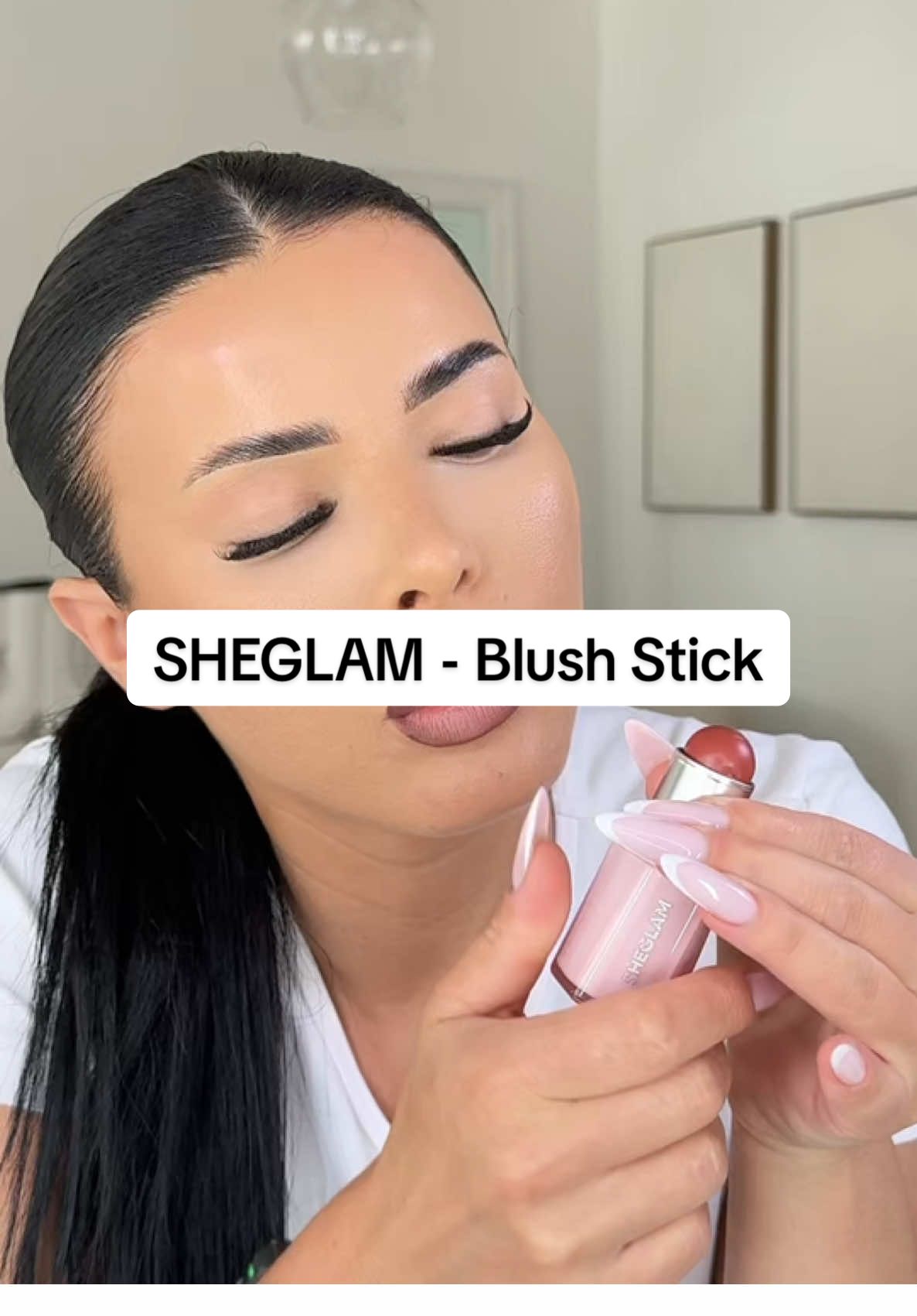 This blush? It melts like butter on the skin! One swipe and you’re glowing all day 🥰  @SHEGLAM #SHEGLAM #sheglamblushstick #sheglamblush  - COLLABORATION 
