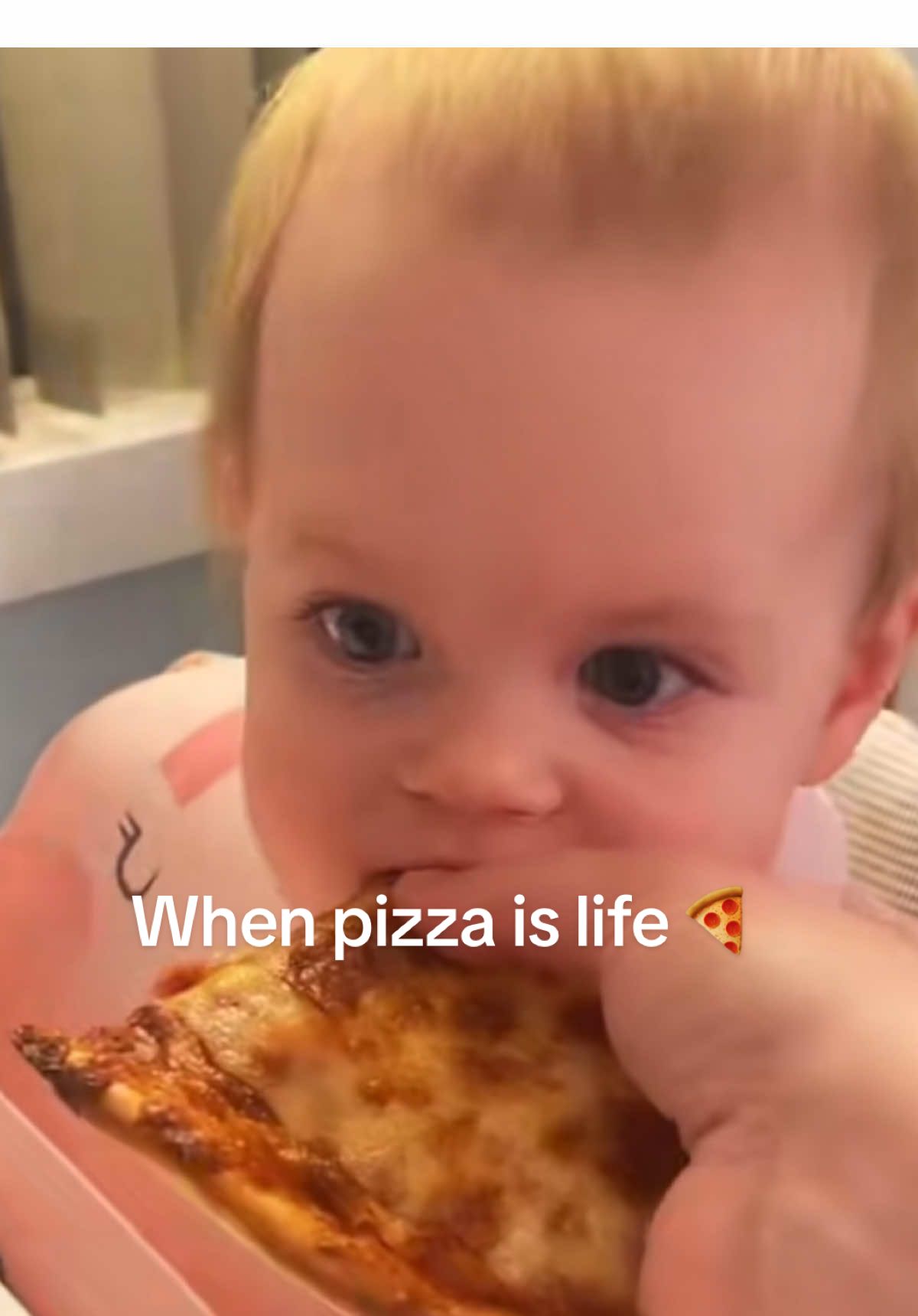 When 🍕 is life 🤤😅🥰  #cute #funnykids #funny 
