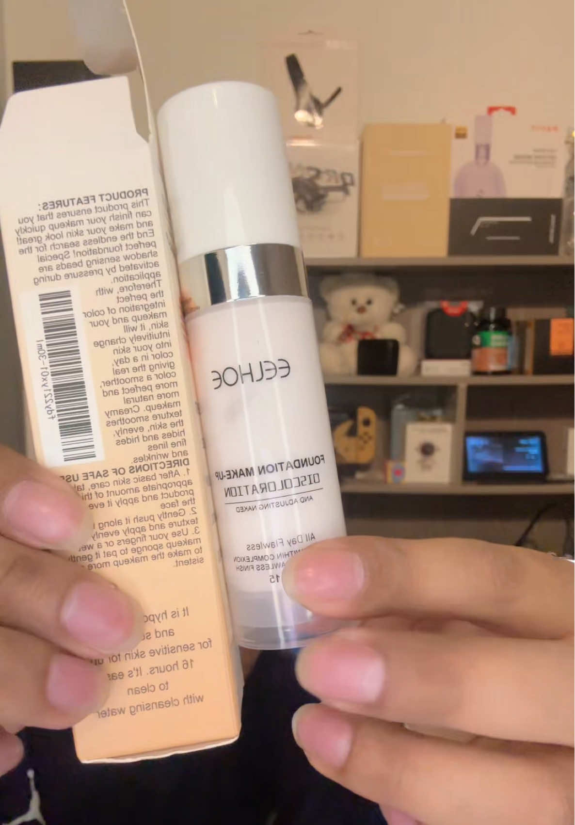 2024 para la Mejor Base para Pieles Maduras que Cambia de Color, Base de Maquillaje Natural Beige 30ml, Maquillaje Base Impermeable y Duradero #TikTokShopHotSaleMX #vamostiktokshop #tiktok #2025 #base #piel #maquillaje #natural #vida #Love #feliz 