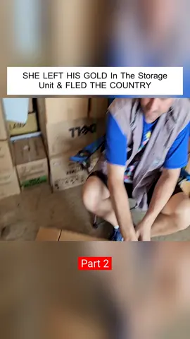SHE LEFT HIS GOLD In The Storage Unit & FLED THE COUNTRY - Part 2 #fyp #foryour
