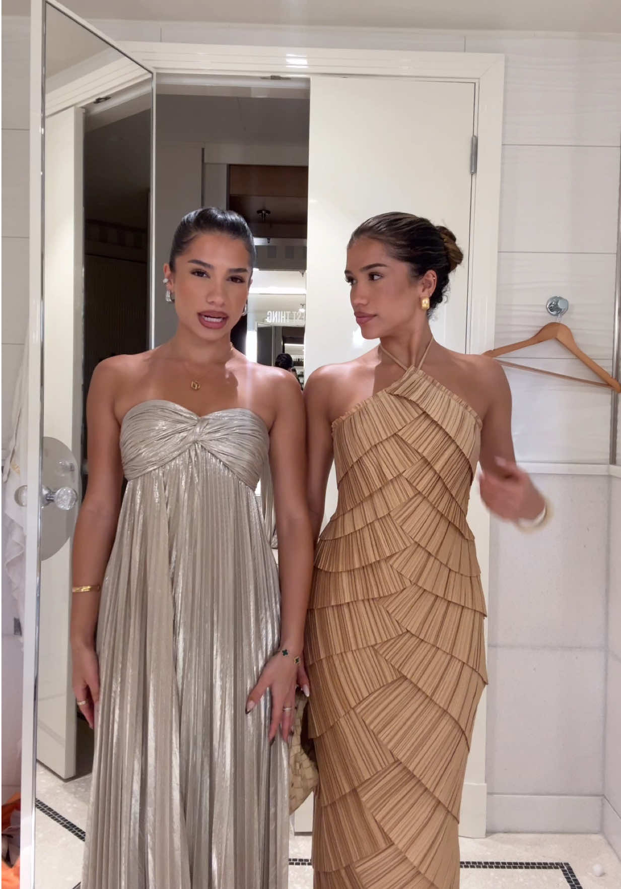 Help us pick an outfit for a main character-themed party tonight in Cannes!!😍 we are here with @Sol de Janeiro celebrating their new Body Badalada Lotion! #soldejaneiropartner