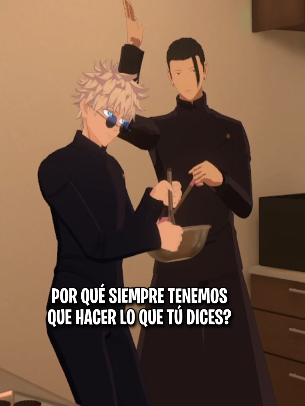 Dramáticos 🙄 #jujutsukaisen #paratiiiiiiiiiiiiiiiiiiiiiiiiiiiiiii #obsessed #darkromance #damadehierro #gojousatoru #gato #bestfriend #goals 