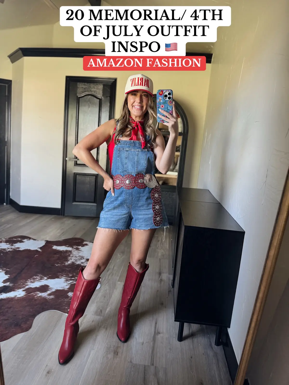 20 Amazon fashion Memorial Day outfits/ Fourth of July outfits. 🇺🇸 #amazonfashionfinds #memorialdayoutfit #redwhiteandblue #memorialdayweekend #patrioticstyles #affordablestyle #westernoutfits #fourthofjulyoutfits #4thofjulyoutfit #amazonstyle 
