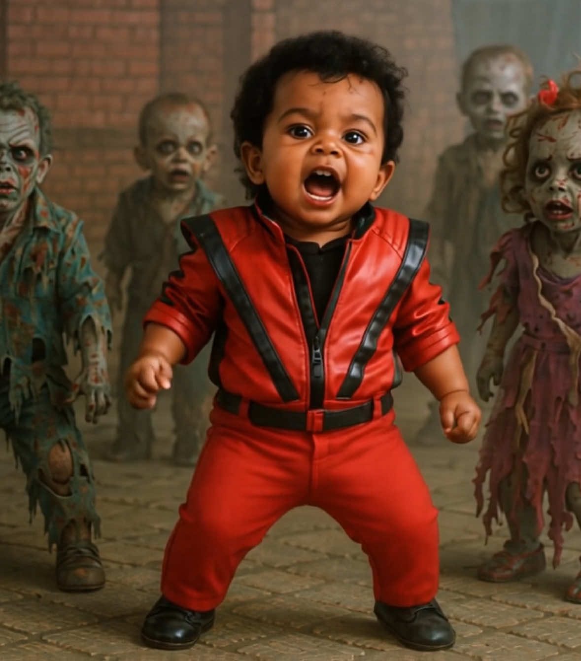 #thriller #michaeljackson #aibaby #babyai #trending #fyp #music #dancetrend