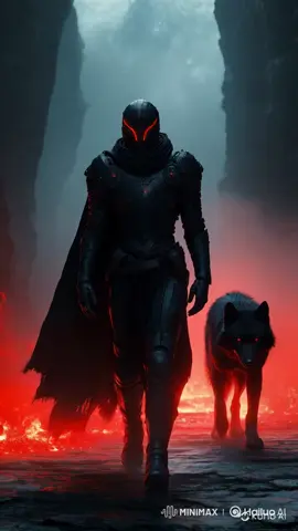 Live-Wallpaper 4k: futuristic Knight and Wolf  ##ai #aiart #livewallpaper #wallpaper #livewallpaper4k #wallpaperphone #epic #fantasy #wolf #knight #videoviral #fyp 