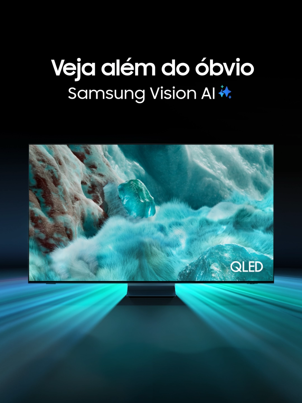 Seja bem-vindo ao futuro da televisão. 😮 A Samsung Vision AI chegou para transformar sua experiência. Com a QLED de verdade, você pode controlar sua TV com um passe de mágica e ainda curtir seus filmes e séries favoritos com mais de 1 bilhão de cores verdadeiras na sua tela. ✨ Veja além do óbvio. #SamsungVisionAI #AITV #SamsungAITV #VisionAI 