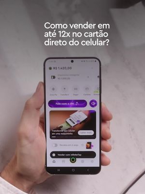 Transforme seu celular em maquininha! Disponível a partir do Iphone XR+