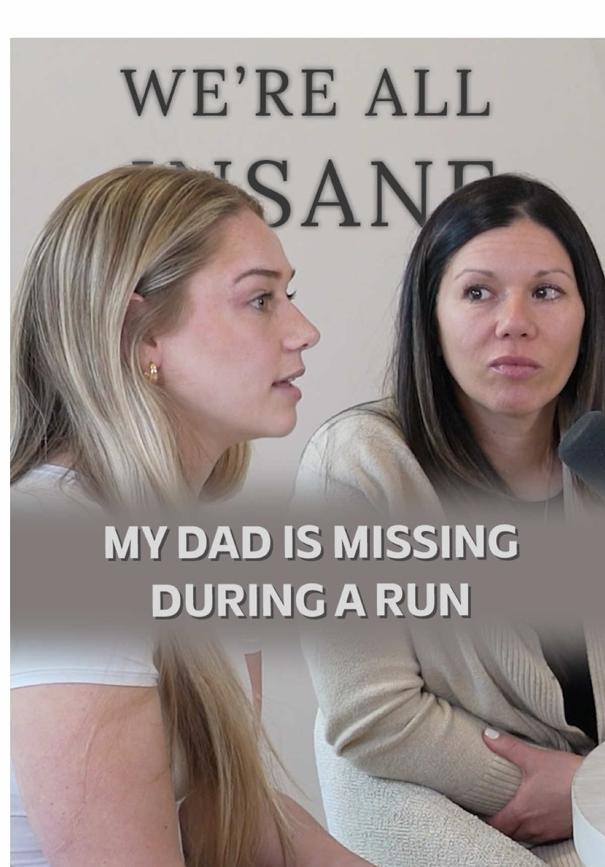 Delaney talks about what is was like learning her dad was missing, before ultimately finding out he’d be gone forever. Watch the full We’re All Insane episode on Apple, Spotify, or YouTube! #wereallinsane #traumatok #healing #fypシ゚viral #explorepage✨ #virall #storytime 