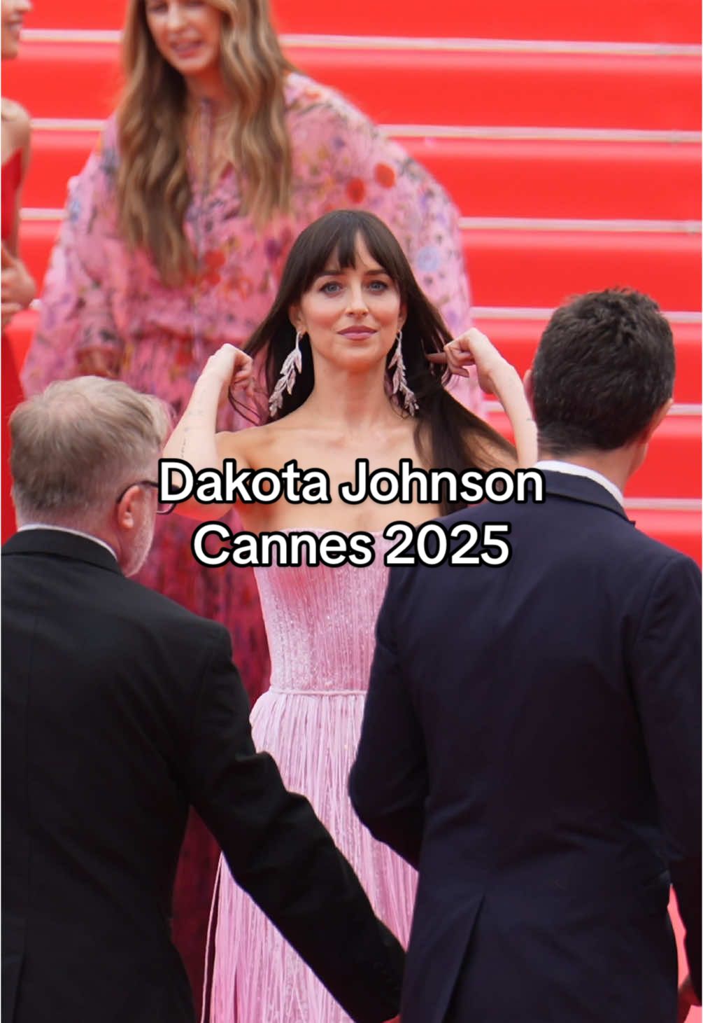 #DakotaJohnson sul red carpet del Festival di #Cannes 2025