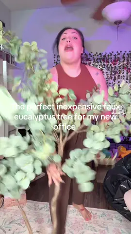 #fauxeucalyptus #fauxtree #artificialplants #homedecor #eucalyptustree #interiordesign #diyhomedecor #fauxplants #eucalyptusdecor #fyp @QVC, Inc 