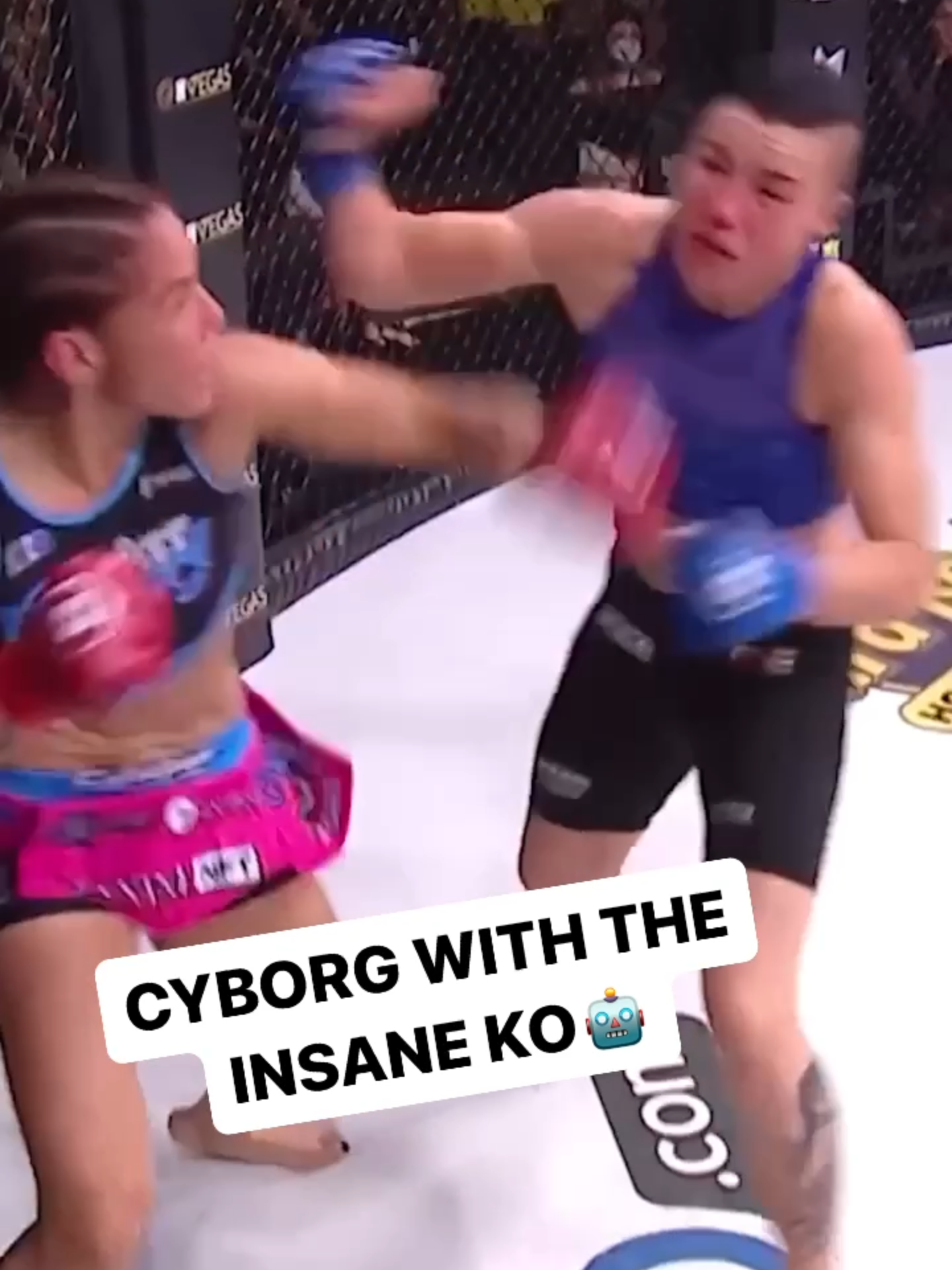 Cyborg just picked up another W in the boxing ring this weekend…but let’s not forget what she does in the cage 😤🔥 Vintage KO power. Different era. Same savage. #fight #mma #sports #combatsports #sportstiktok #ko #tko #knockout #Bellator #legend #cyborg