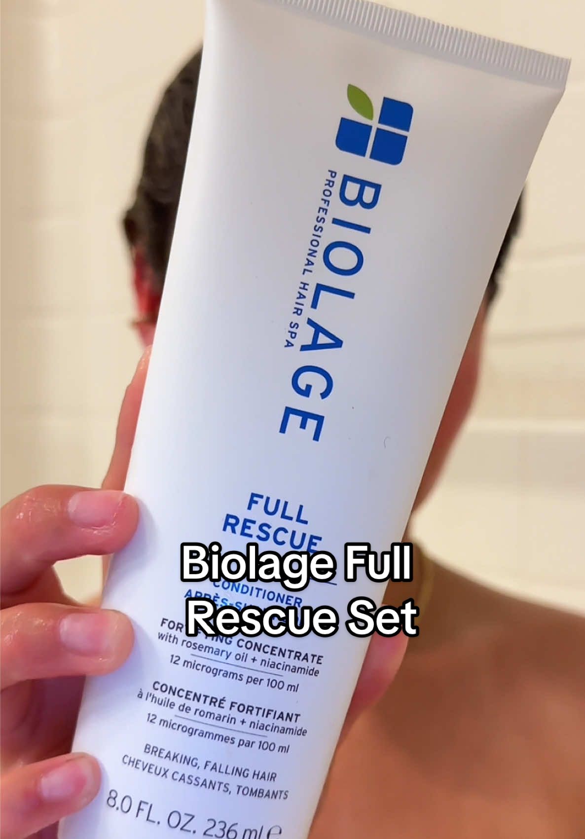 Loving my Biolage Full Rescue Set 🥰✨ @BIOLAGE #giftedbybiolage #biolage #scalpcare #hair 