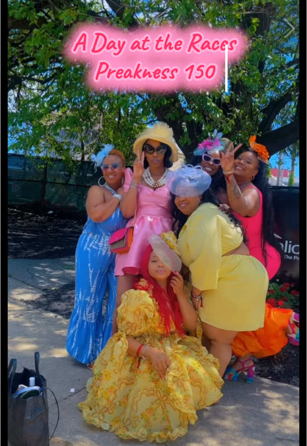 Had a ball at Preakness 150 with my gals 🩷 🏇 #bephiebucks 