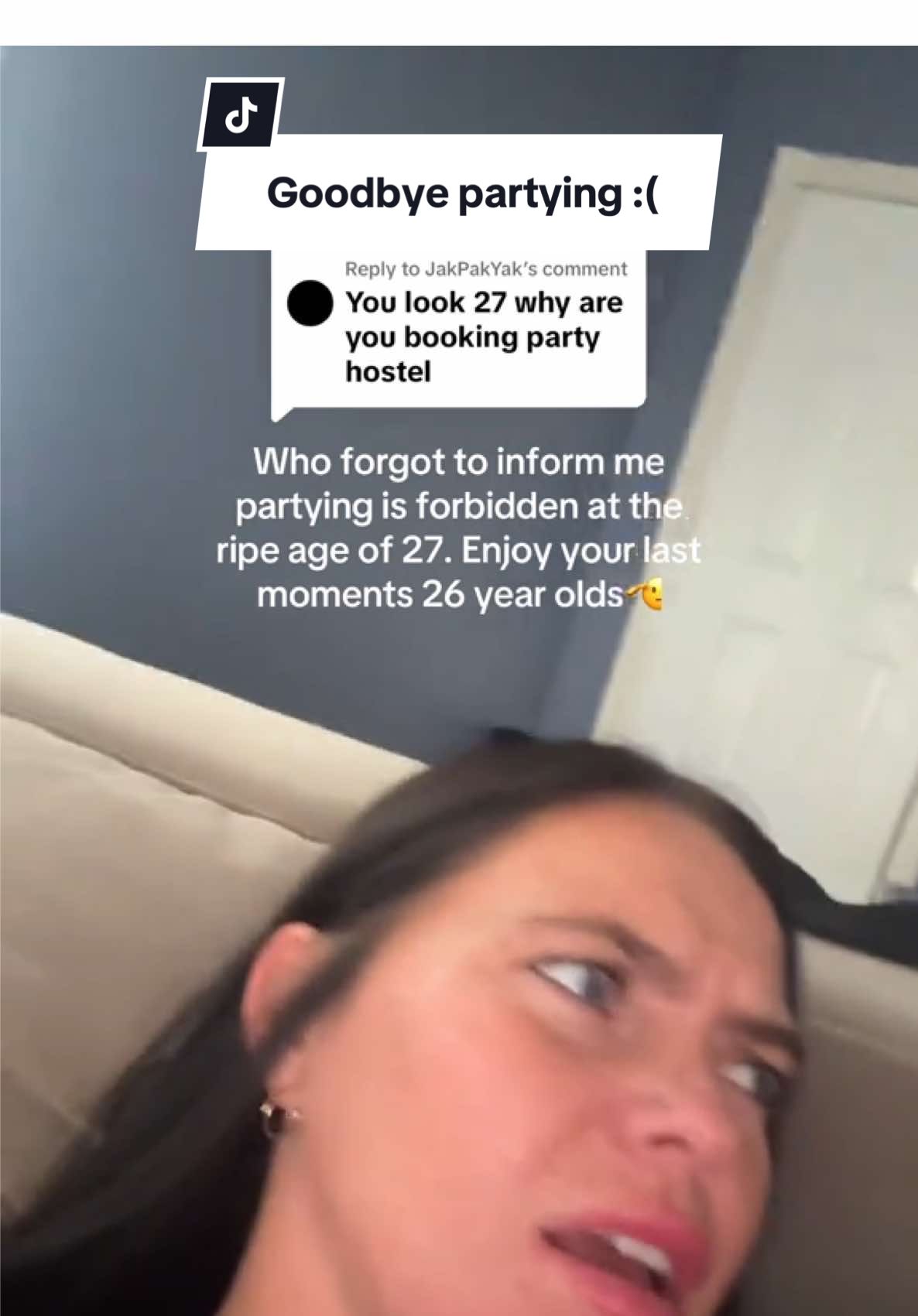 Replying to @JakPakYak I’m 28, so I’ve been breaking the rules :( #old #tooold #tooyound ? #partyage