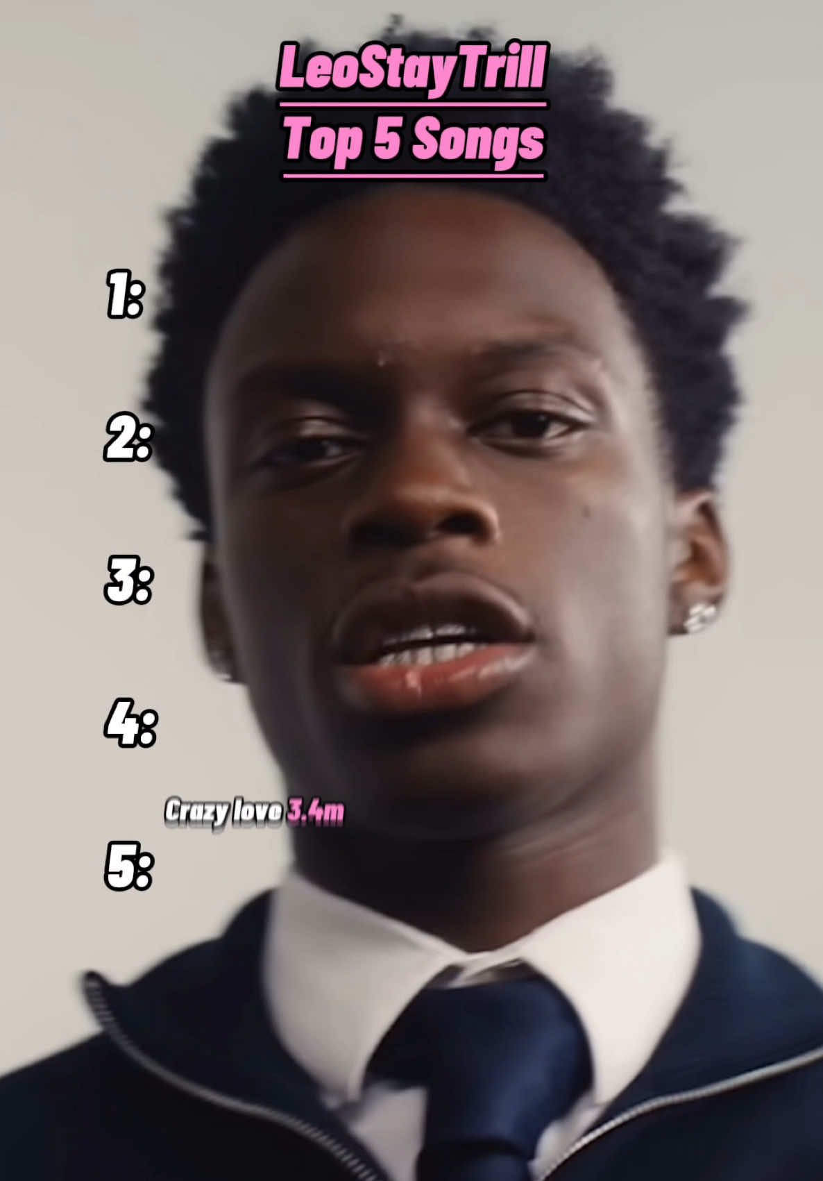 LeoStayTrill Top 5 Songs | #leostaytrill #top5 #rap #rappers #fyp #viral 