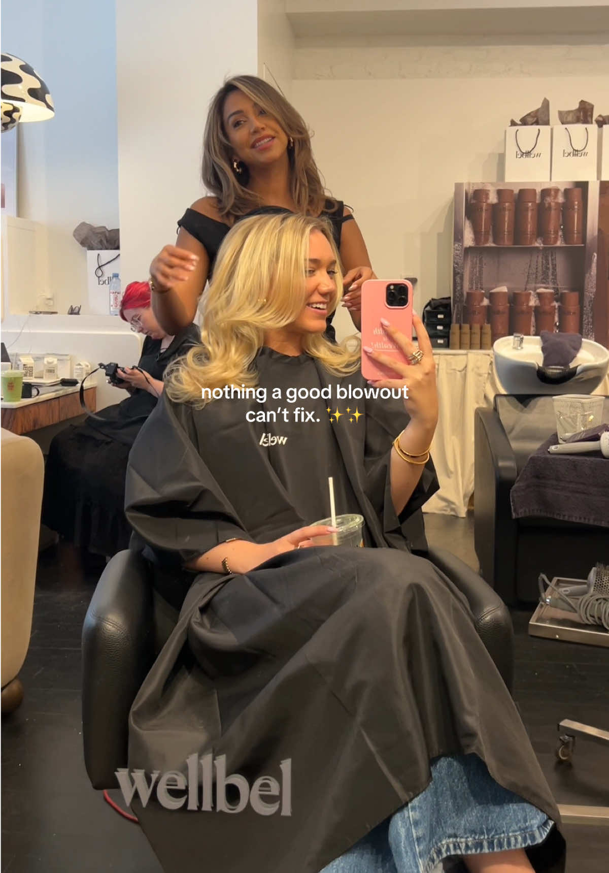 not to be dramatic but this blowout changed my life. @Wellbel 💇🏼‍♀️💇🏼‍♀️ #nyc #blowout 