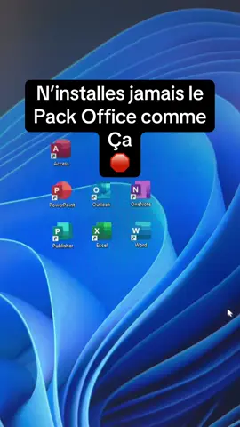 N’installes jamais office de cette manière ! #windows #packoffice #astucepc #activation 