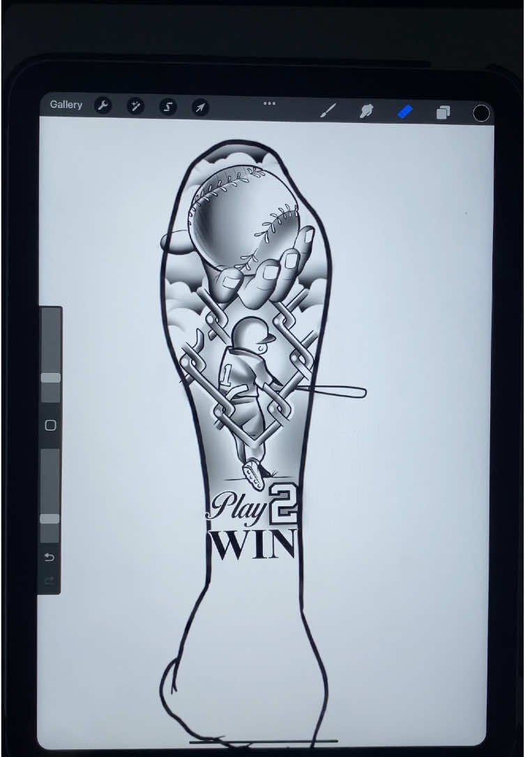⚾️ #tattooideas #baseball #sportstiktok 
