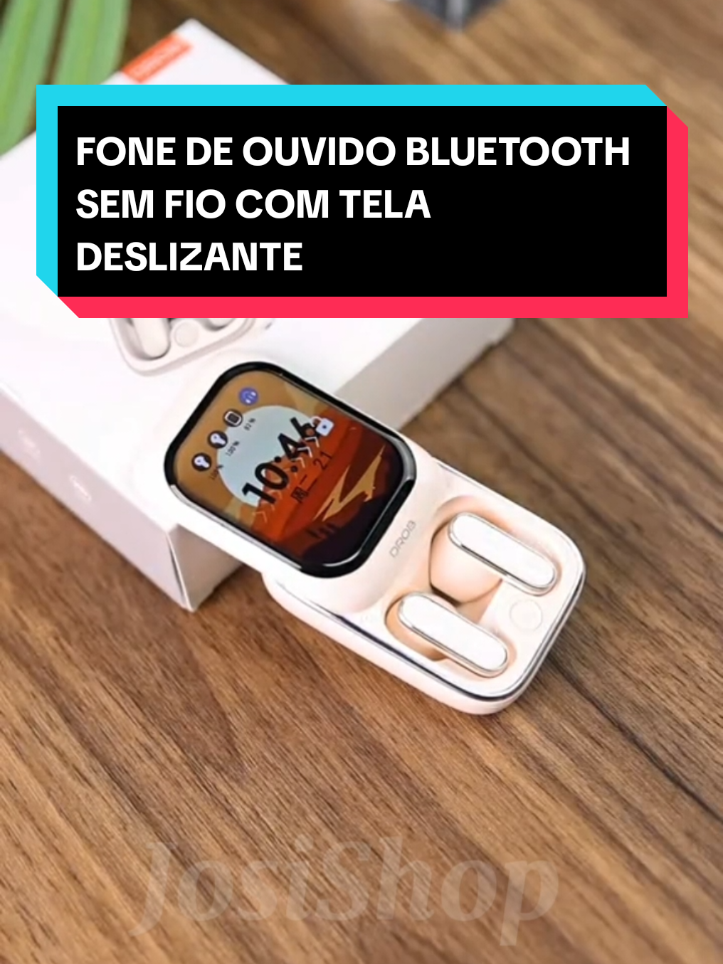 Fone de ouvido bluetooth sem fio com tela deslizante #fone #bluetooth #tela #estilo #foryoupage❤️❤️ Gostou ?Link nos storys 💖💖💖Corre lá 🫰🏼