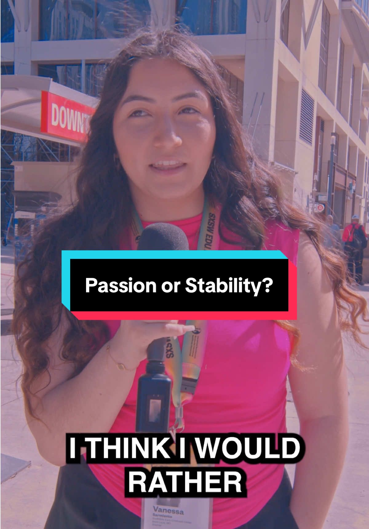 If you had to choose between risking it all for your passion project, or opting for a more stable job with limited creative freedom, which would you pick? Here's what people in Austin said: Million Stories in partnership with @ProfitHub   #wouldyourather #wouldyourathergame #sxsw #entrepreneurmindset #passionproject 