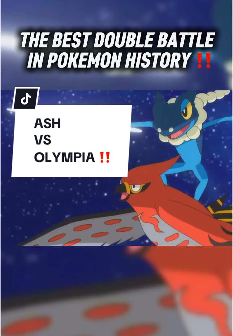THE BEST DOUBLE BATTLE IN POKÉMON HISTORY !!! #pokemon #pokemonxy #ash #frogadier #talonflame #olympia #pokemontiktok #pokemoncommunity #pokemonfan #anime 