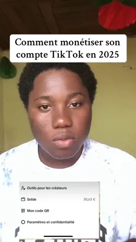 Comment  monétiser son compte TikTok ? #tiktokmonetisemoncompte #tiktokpaye 