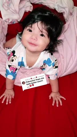 Replying to @🌹Vanny🌹 thank God she doesn’t have a fever. That’s how I know. She will be better soon. 👉👈✨✨💯❣️