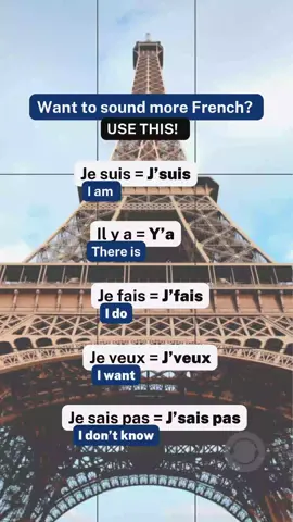 𝐖𝐚𝐧𝐭 𝐭𝐨 𝐬𝐩𝐞𝐚𝐤 𝐅𝐫𝐞𝐧𝐜𝐡 𝐥𝐢𝐤𝐞 𝐚 𝐧𝐚𝐭𝐢𝐯𝐞? 🇫🇷 Here are 5 essential shortcuts French people use in everyday conversation! 🗣️  Ready to take your French to the next level? ⏫ Comment “𝐆𝐔𝐈𝐃𝐄” to start learning the French basics with our free Study Guide. 💌 . . . #french #frenchlanguage #studyfrench #learnfrench #frenchlesson #frenchonline #frenchlearning #fle #frenchvocabulary #frenchwords #frenchteacher #frenchclass #easyfrench #frenchforbeginners #talkinfrench
