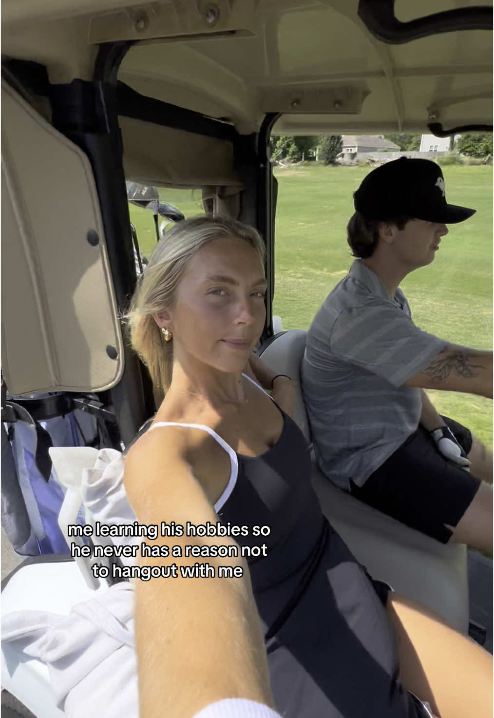 becoming a golfer #couple #golf 