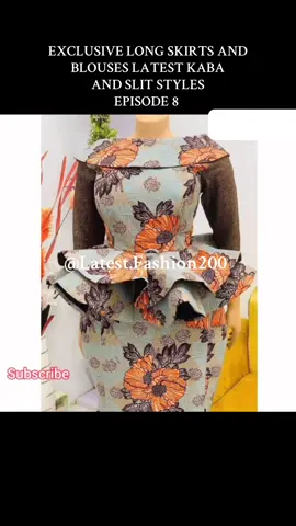 EXCLUSIVE LONG SKIRTS AND  BLOUSES LATEST KABA AND SLIT STYLES EPISODE 8 #actresses #actress #dress #fashion #metgala #Amvca #Amvca #ghanatiktok🇬🇭 #bestvideo #dressed #latest #kente #nigeria #nigeriantiktok #ghana #beautiful #wear #elegant #engagement #innovation #lace #blouse