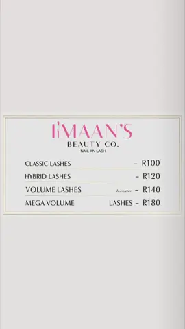 #fyp #SmallBusiness #lashtech #fypシ゚ #capetown #explorepage✨ #pricelist #fypdongggggggg 