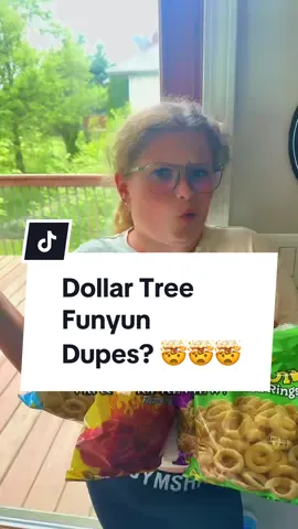 ✨FUNYUN DOLLAR TREE DUPES???✨ #FoodTok #snacks #dollartree #dollartreefinds SEE PREV VID! 