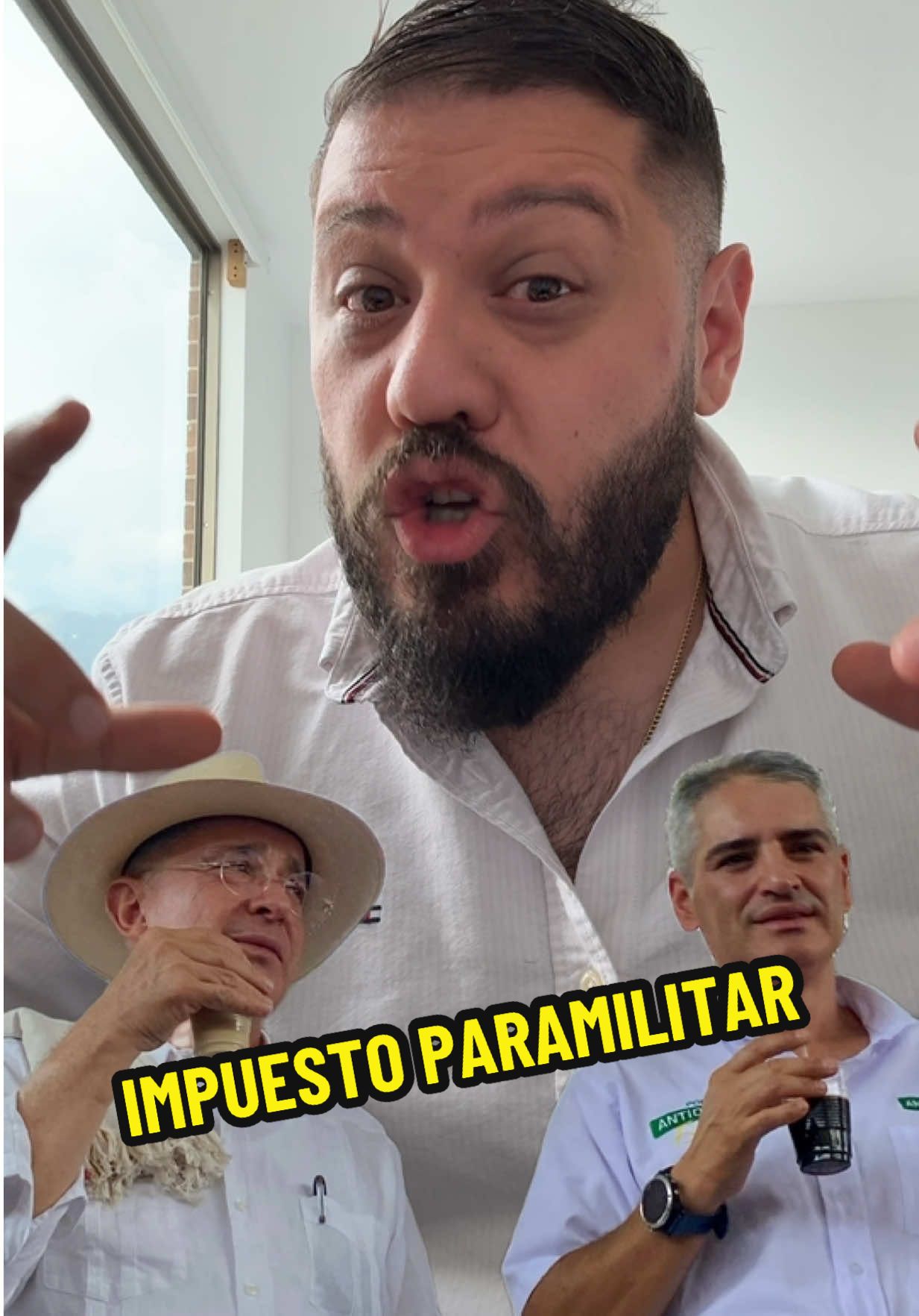 ¿Quien va a pagar el impuesto paramilitar del gobernador? #antioquia #seguridad #uribeparaco #politica #medellin 
