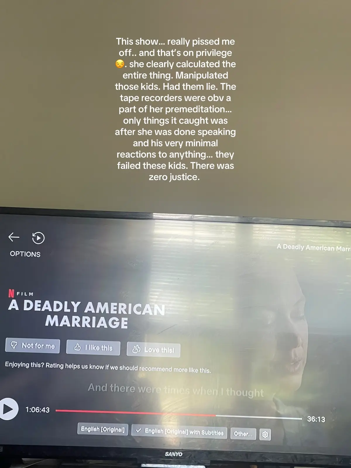 #netflix #adeadlyamericanmarriage this was just … the most poorly done case I’d ever seen in my life. 