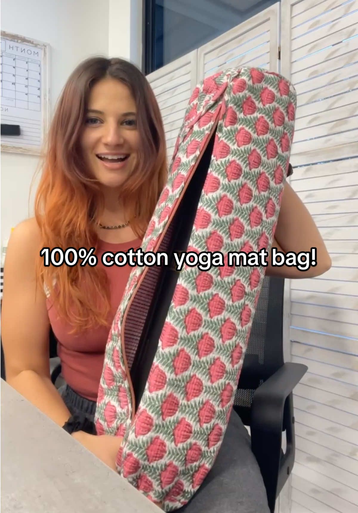new yoga mat bag!!! I’m obsessed!! Company is pure fabric essentials !!!! We love! #yogamatbag #yogamats #yogateacherlife 