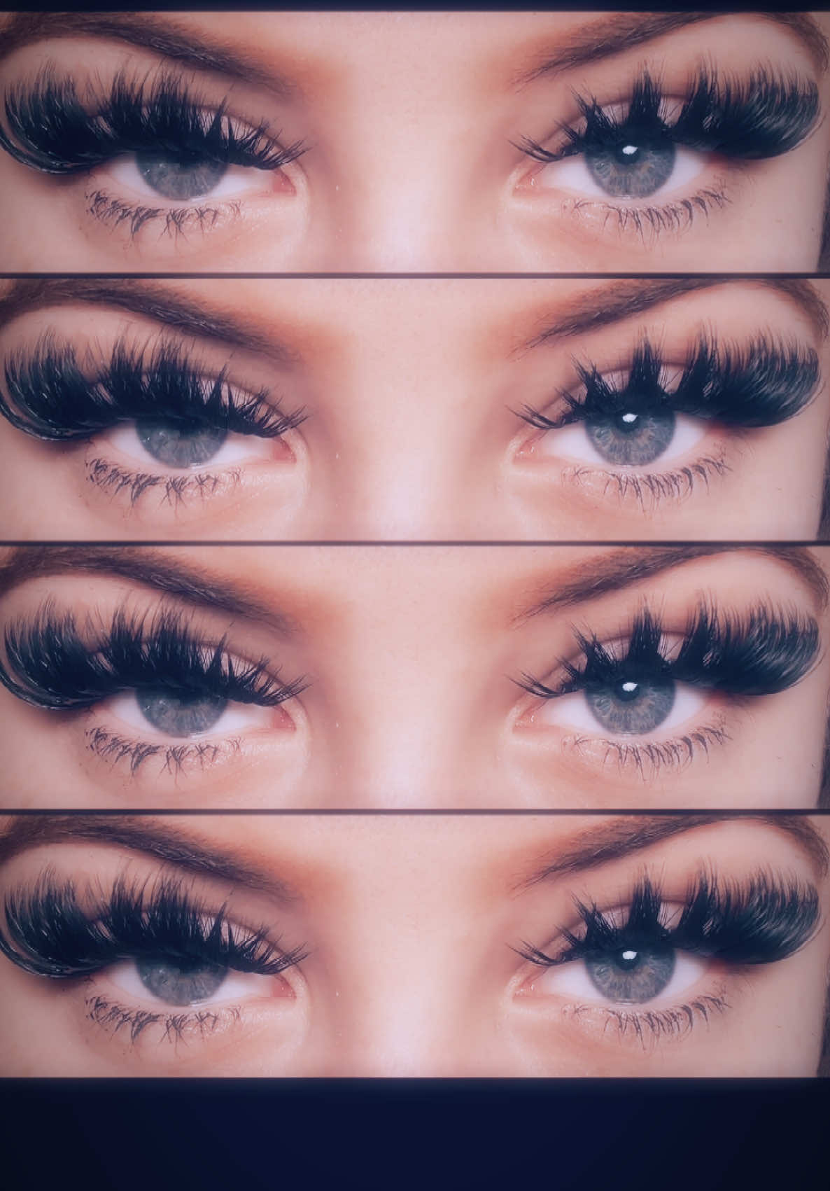 LASHES @KEYYOU lashes_ #lashes #blueeyes #lashclusters #clusters #fyp #foryou 😝