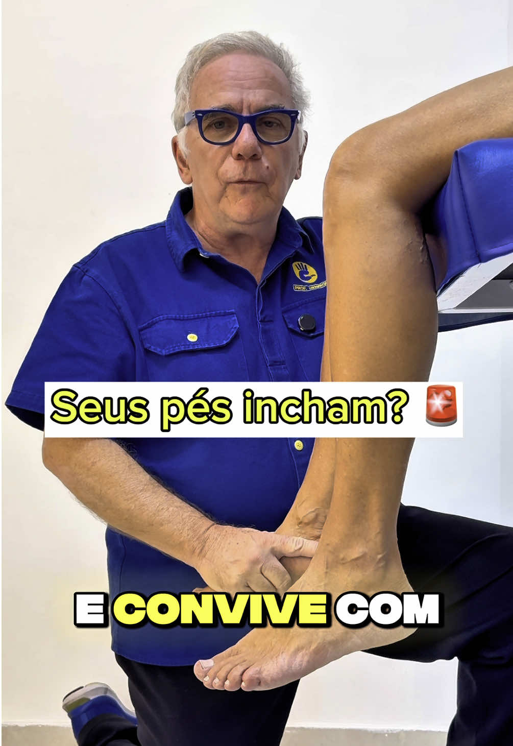 Pé inchado ? Depois de muito tempo sentado ou uma viagem longa? Esses exercícios podem te ajudar! #pé #péinchado #edema 
