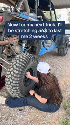 56 dollars, a prayer, and pure grit. #ballinonabudget #	#brokegirlmagic 	#StretchThatCheck