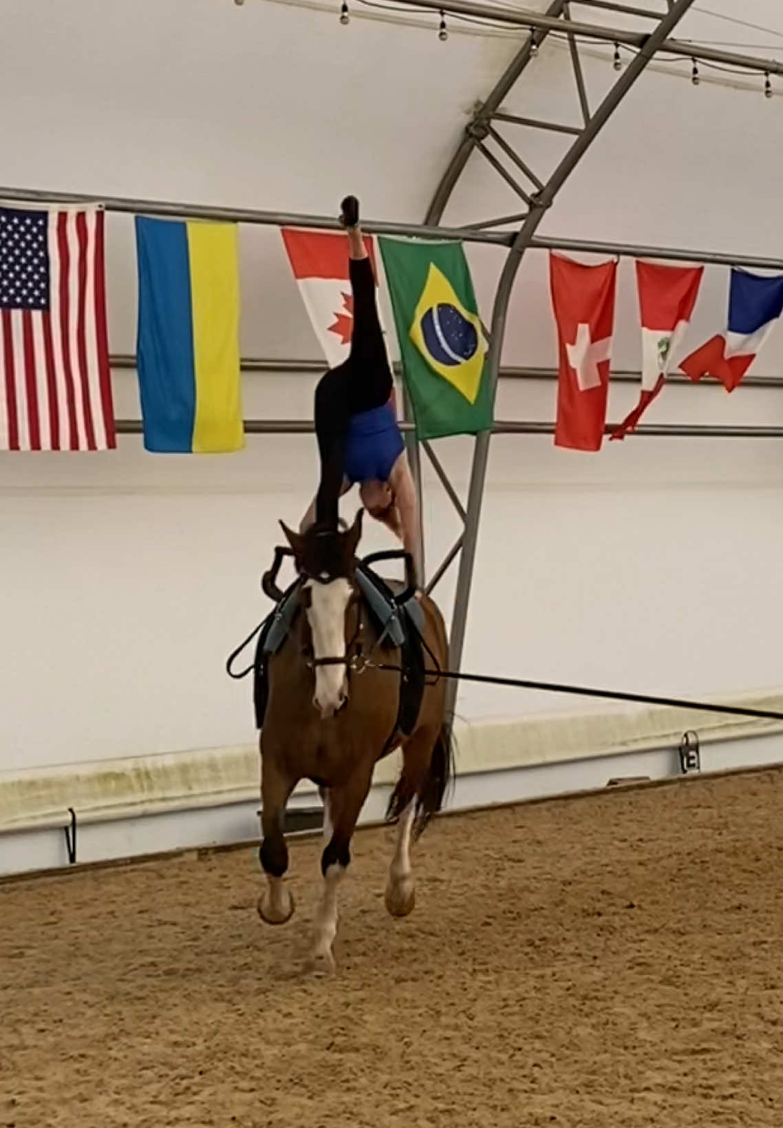 Killian Practice #nc #equestrianvaulting #voltige #individual #equestrian #vaulting 