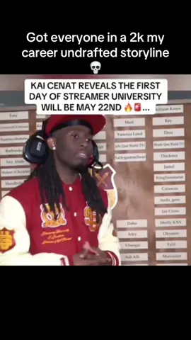 This man has a draft class now💀#kaicenat #nba2k just jokes