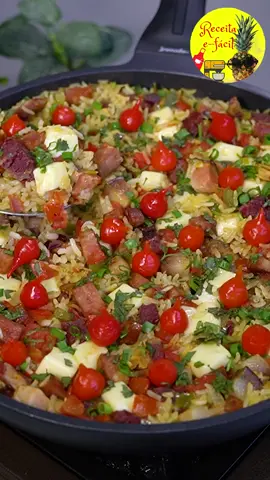 Esse é o melhor arroz que você pode fazer aí na sua casa#receita #receitas #receitasimples #receitafacil #receitasfaceis #receitaefacil