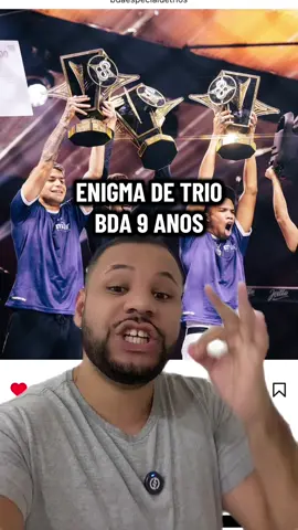 Mais um enigma da BDA 9 anos para vocês descobrirem qual trio é! Bora treinar que jaja sai os oficiais!  #bda9anos #batalhaderima 