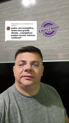 Respondendo a @adryan'ᵉ sobre um evangélico ouvir músicas católicas #emuitoemassa #padrejosileudoqueiroz #musicas #catolicas #evangelicas #igreja #igrejacatolica #igrejasevangélicas 