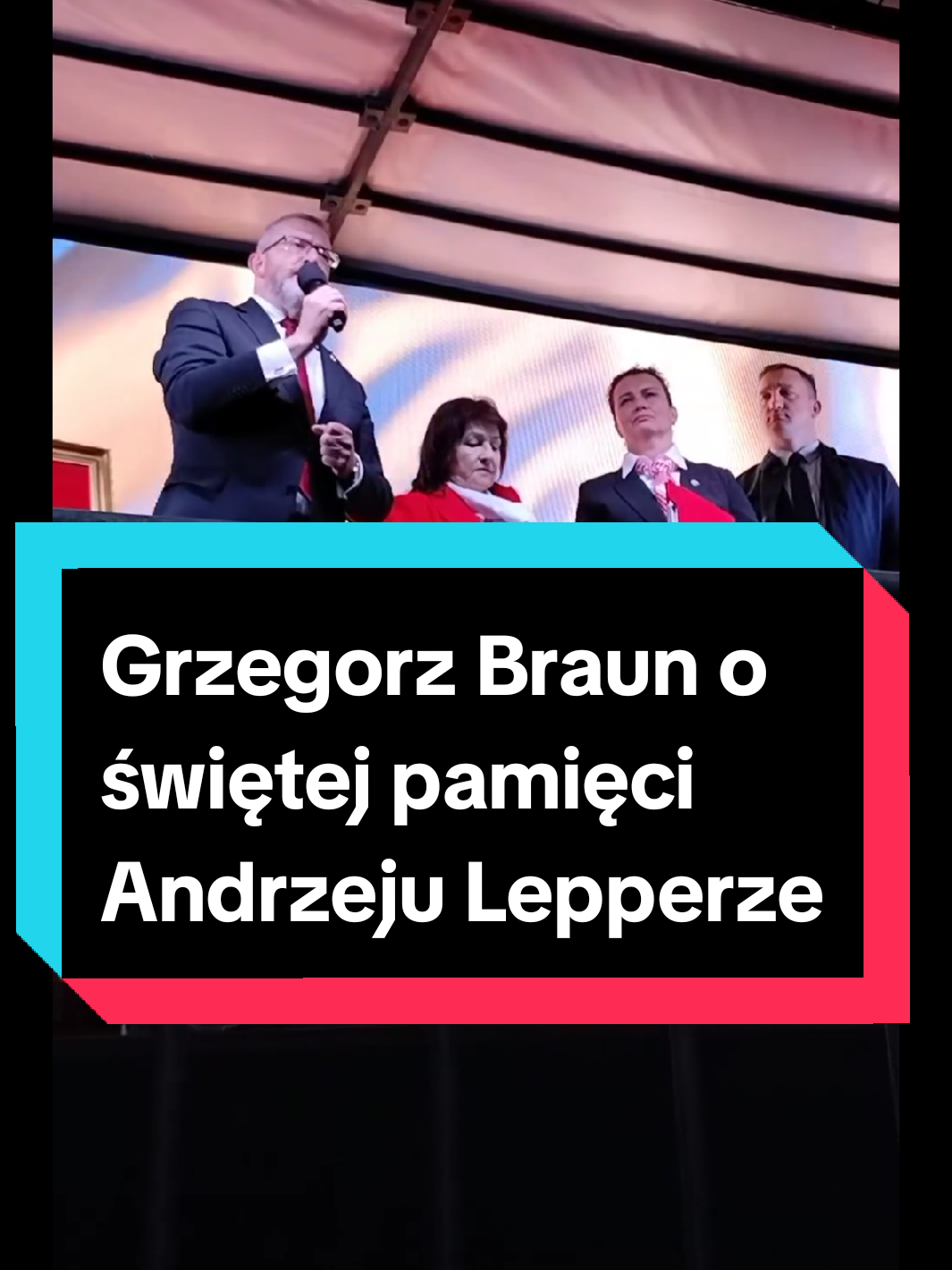 Dziękujemy Panie Grzegorzu, jest Pan jedynym politykiem któremu zależy na ujawnieniu prawdy o śmierci Andrzeja Leppera. 